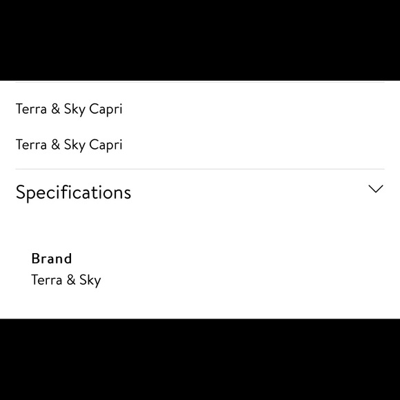 💜Terra & Sky Women’s Plus Crop Relaxed Fit Capri - Picture 8 of 8